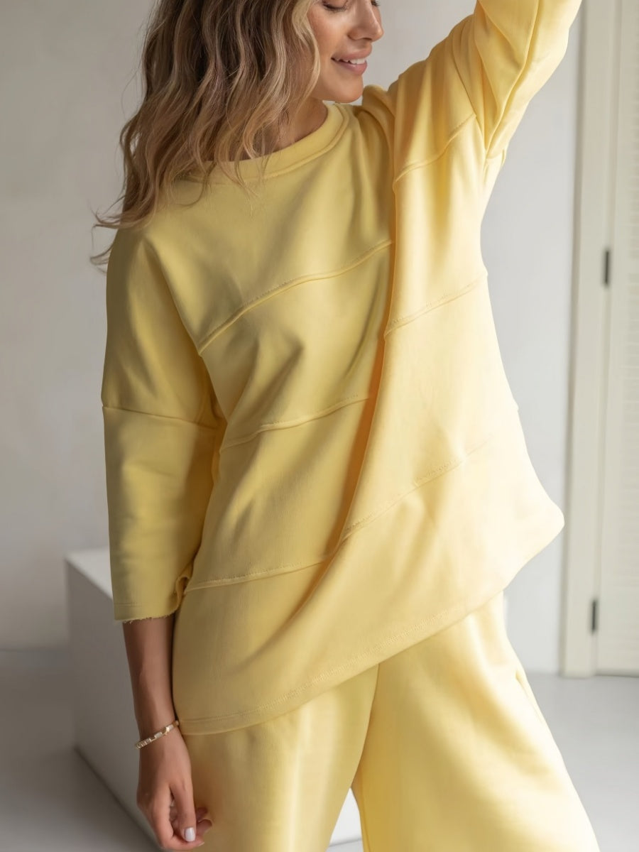 Rahat Pamuklu Şort Takım