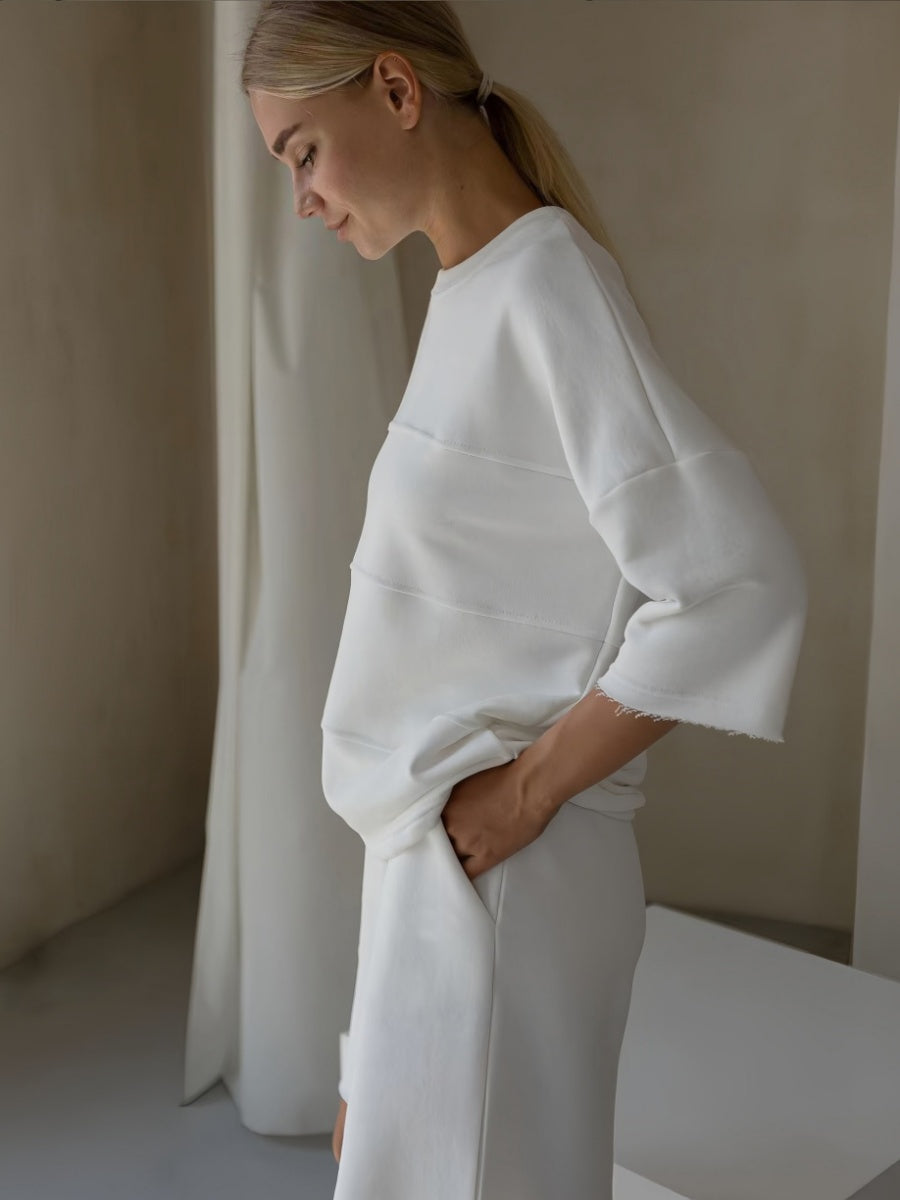 Rahat Pamuklu Şort Takım