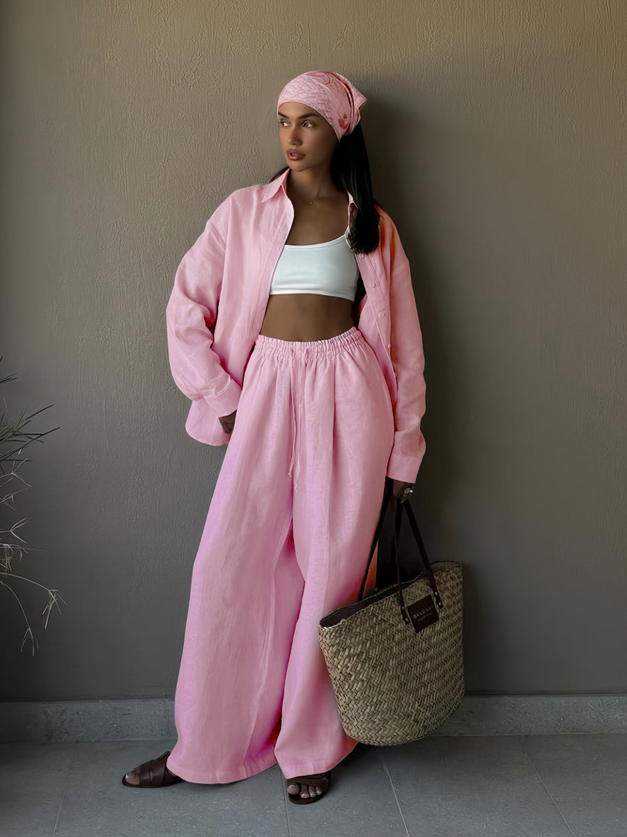 Pembe Pantolon Takımı