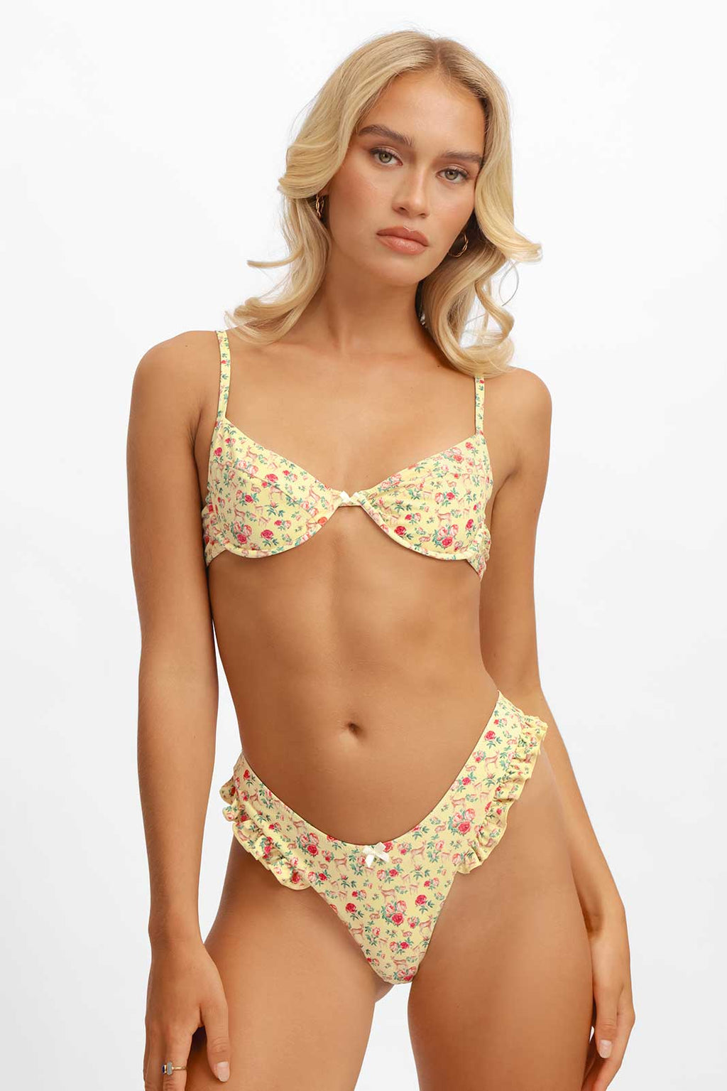 Candice Destekli Bikini Üstü / Pembe Geyik