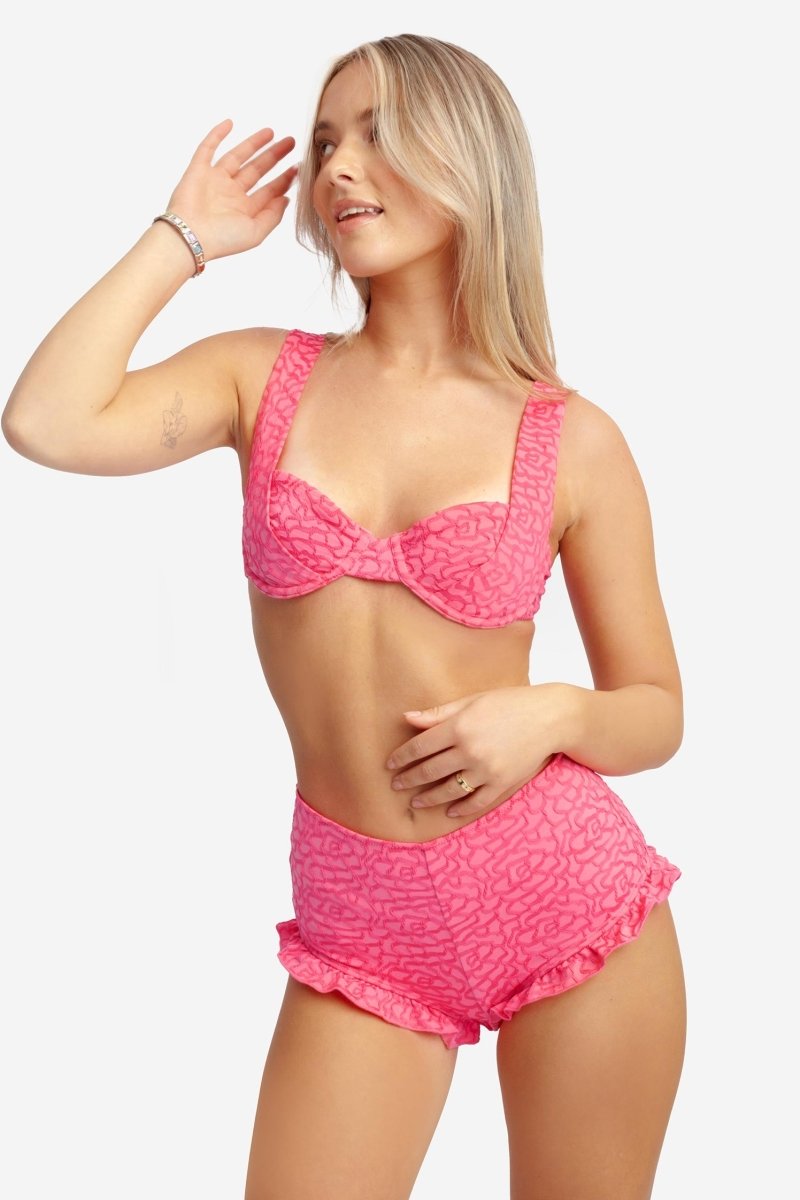 Şort Külot / Rosy Glow Jacquard