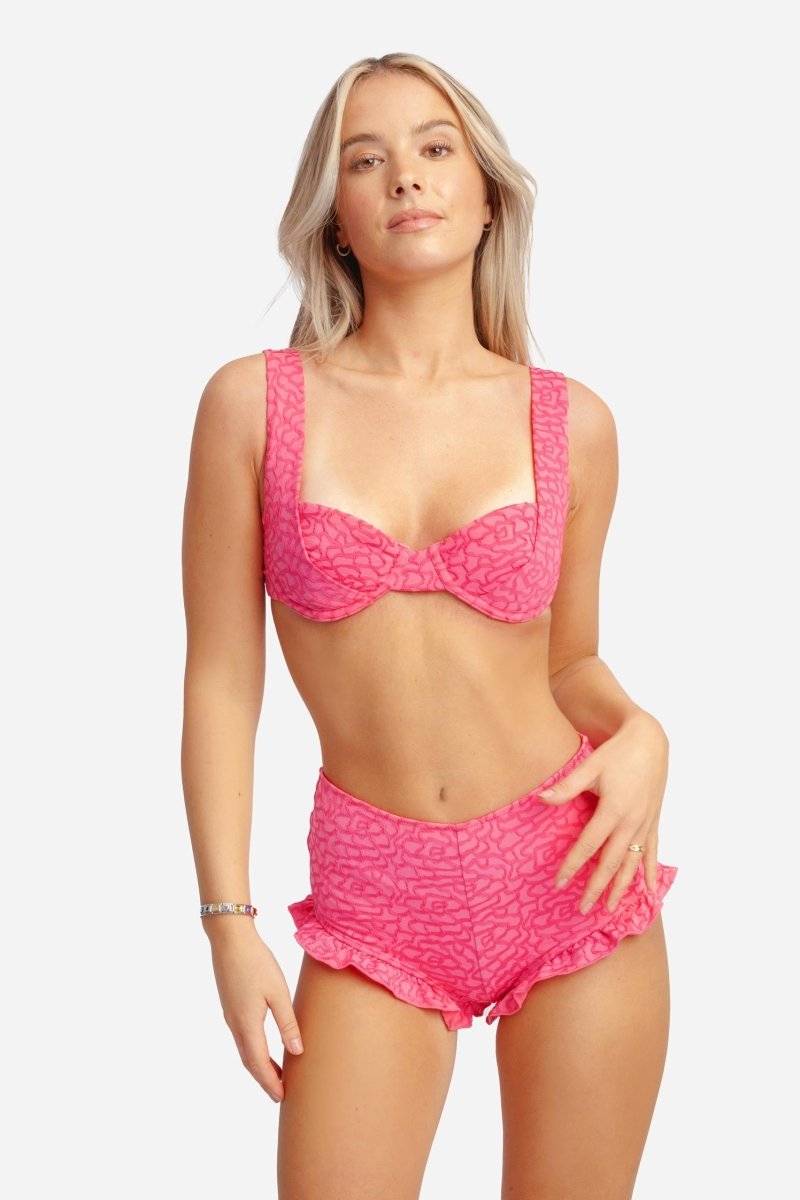 Şort Külot / Rosy Glow Jacquard