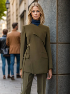 Bağcıklı Blazer Ceket