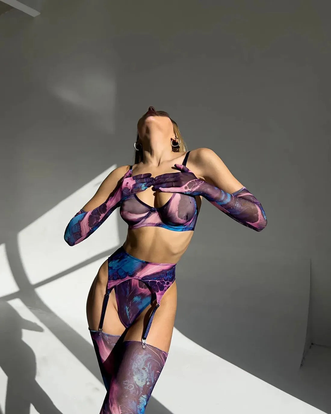 Serena 5 Parça Tie-Dye İç Giyim Takımı