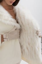 Oversize Kapüşonlu Ceket