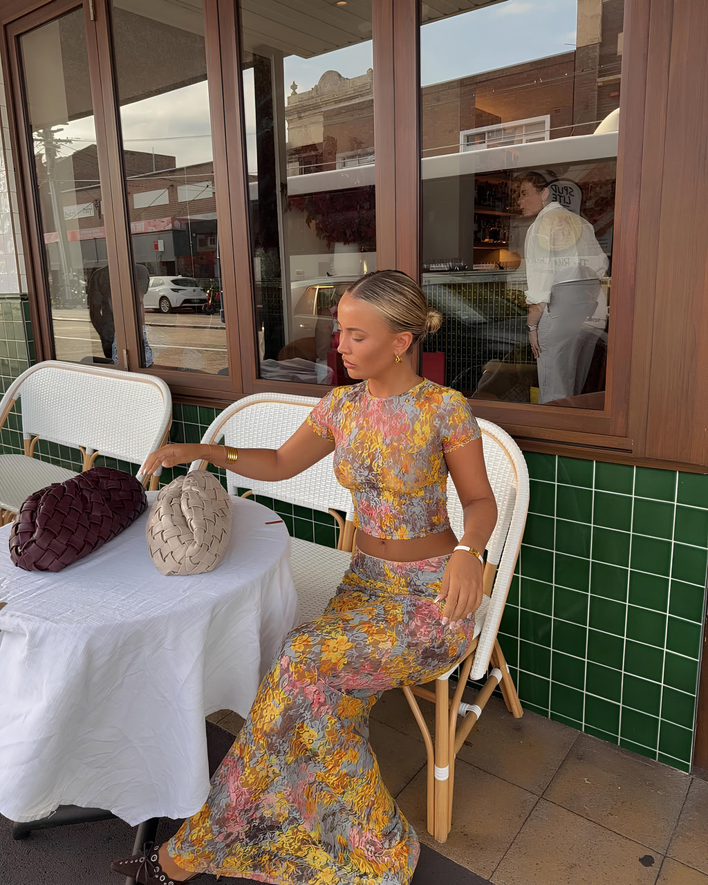 Lysa | Çiçek Baskılı İkili Takım