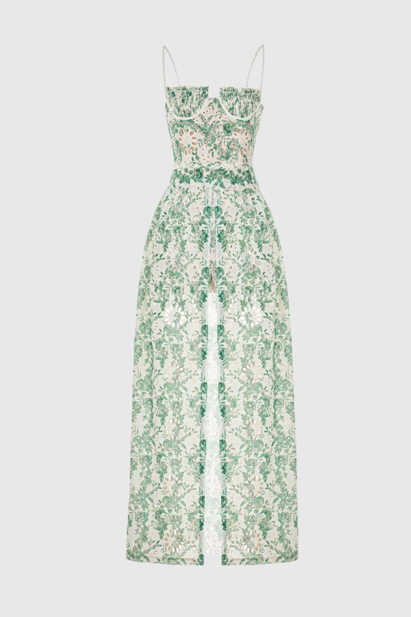 Askılı Çiçek Desenli Takım