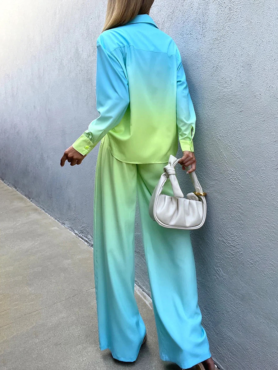 Degrade Pantolon Takımı