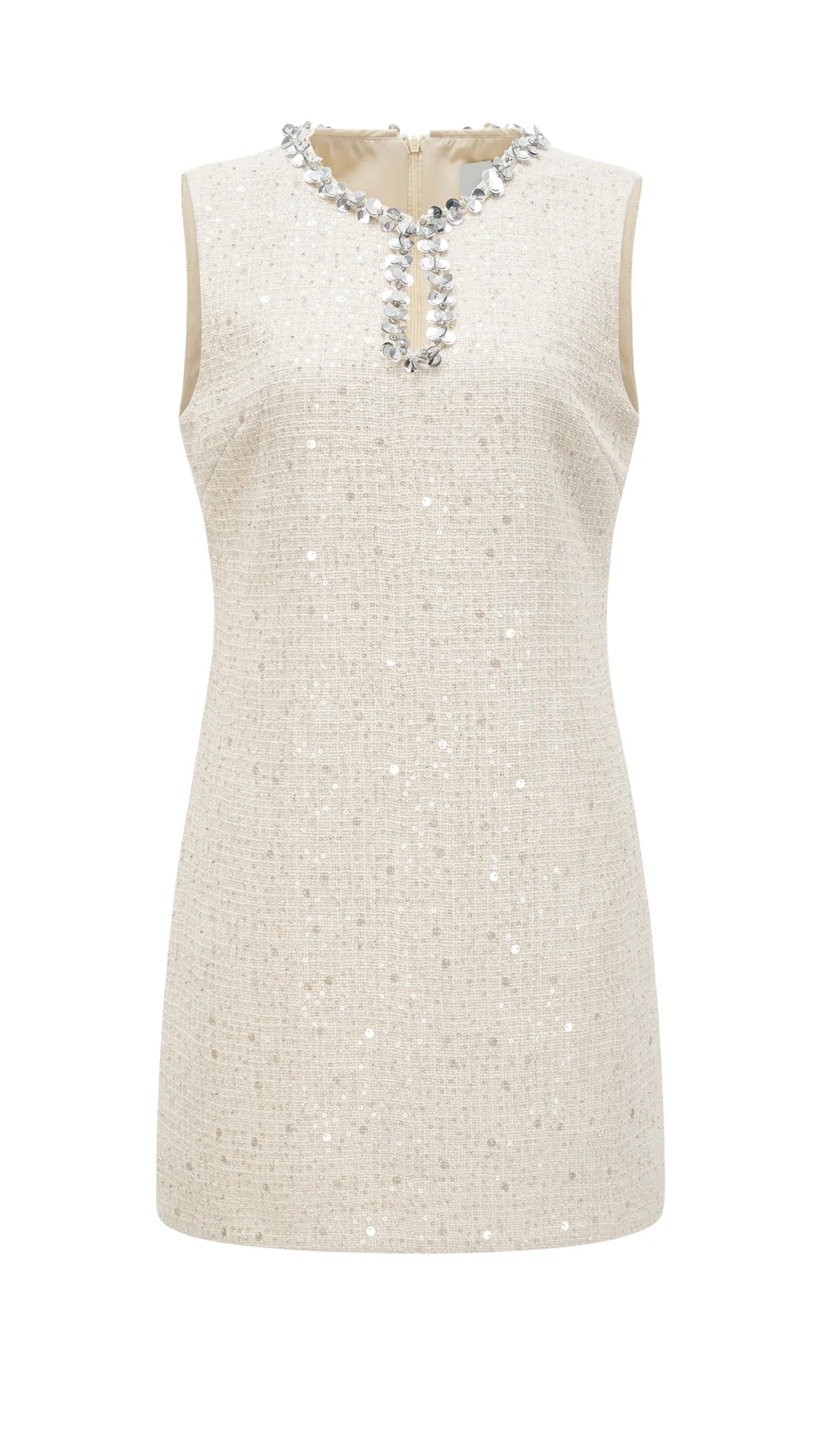 Pullu Buklet Mini Elbise