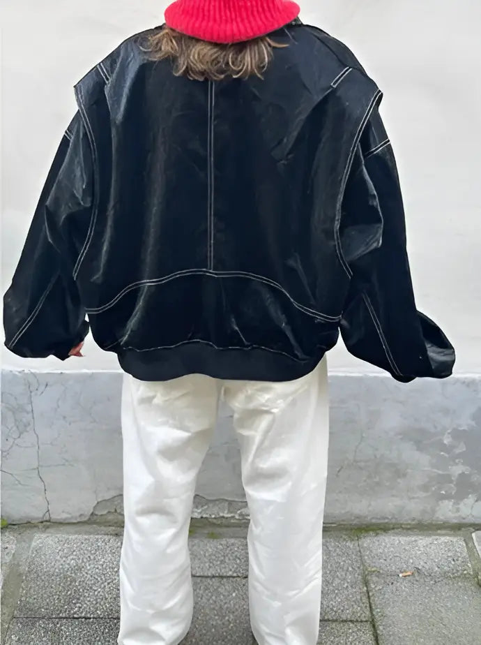 Rahat Oversized Deri Ceket