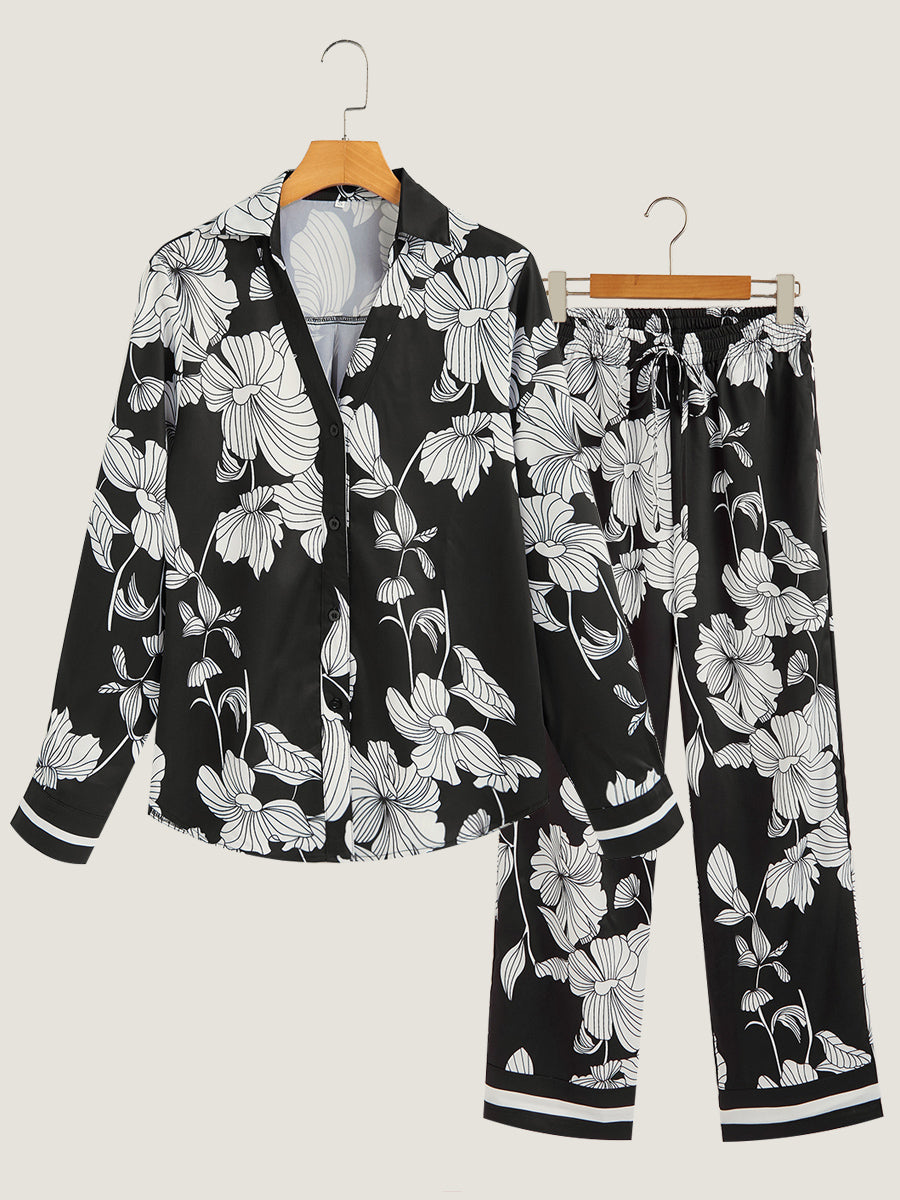 Çiçek Desenli Takım