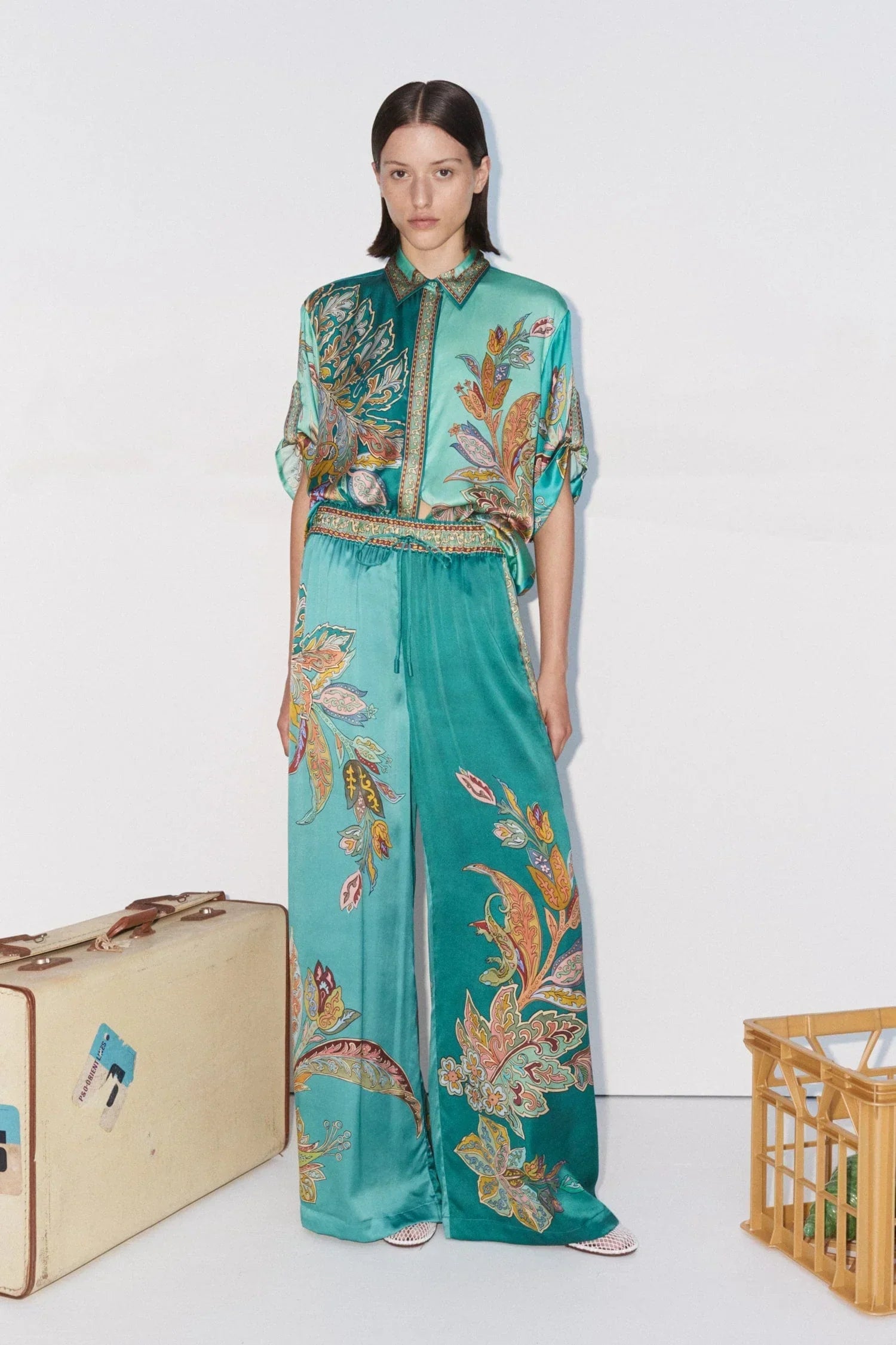 Aqua Bloom Saten Takım