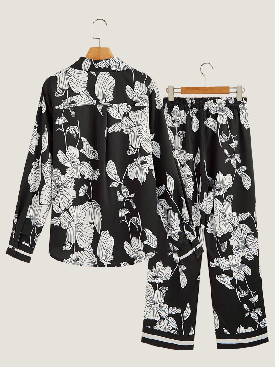 Çiçek Desenli Takım