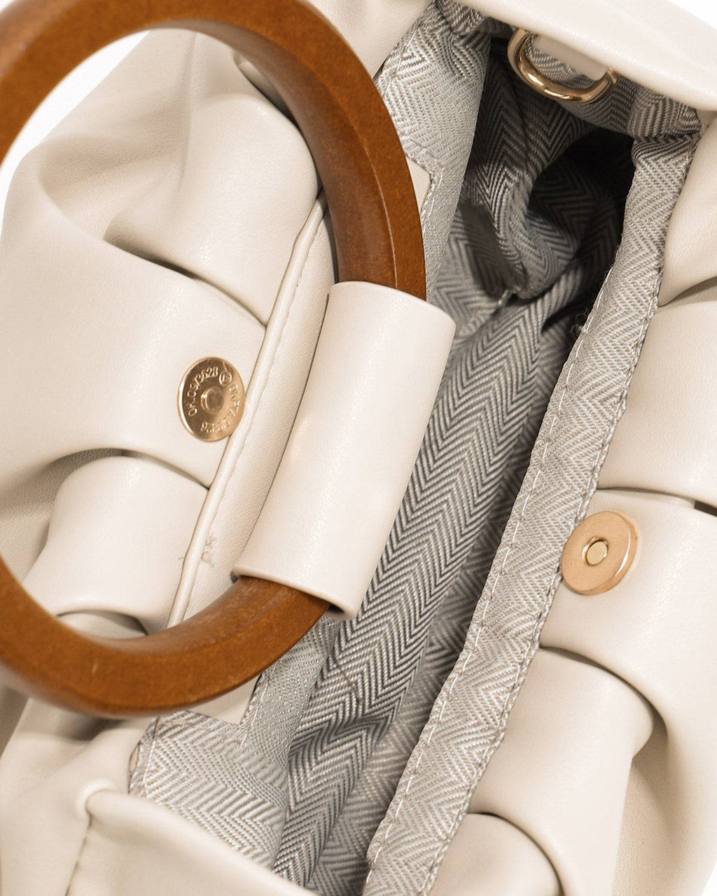 Düz Büzgülü El Çantası