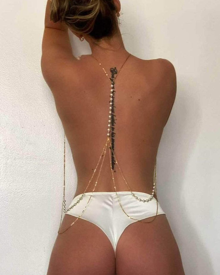 MANDY Altın Vücut Zinciri