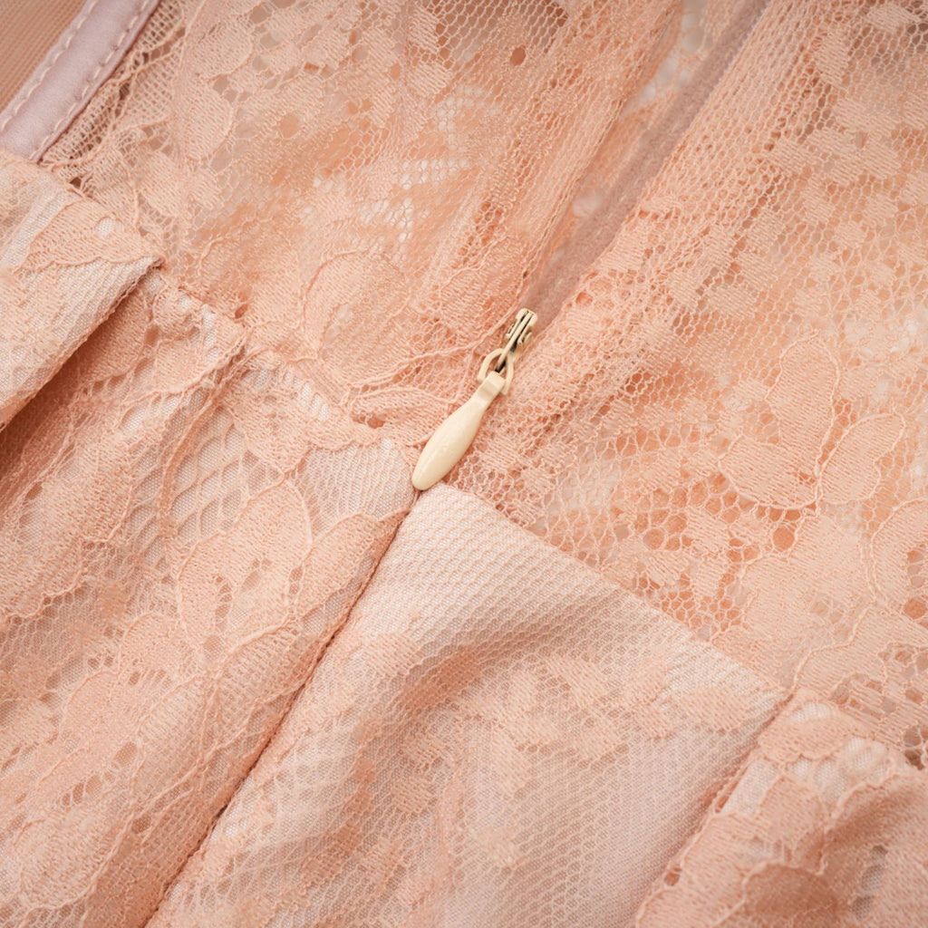 Eilís Pembe Büstiyer File Maxi Elbise