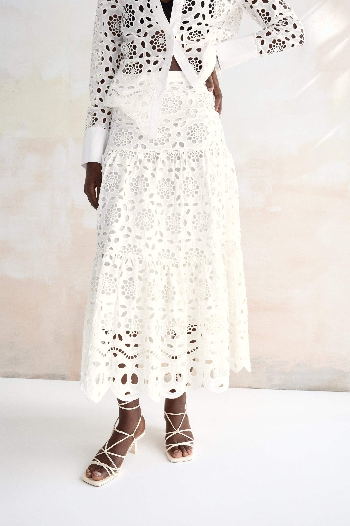 Nakışlı Dantel Takım