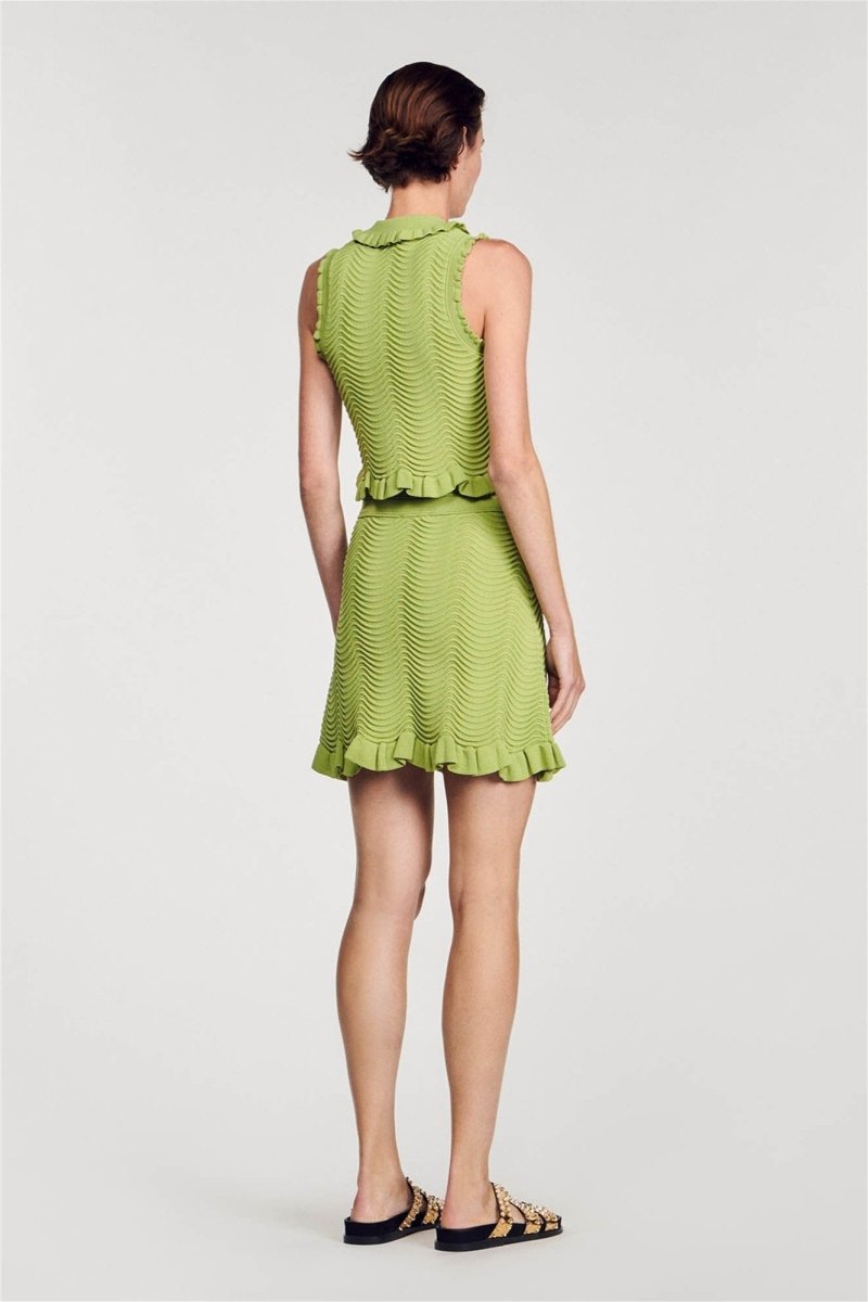 Fırfırlı Triko Takım