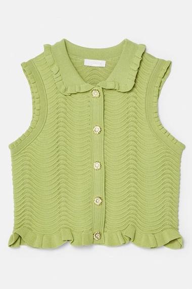 Fırfırlı Triko Takım