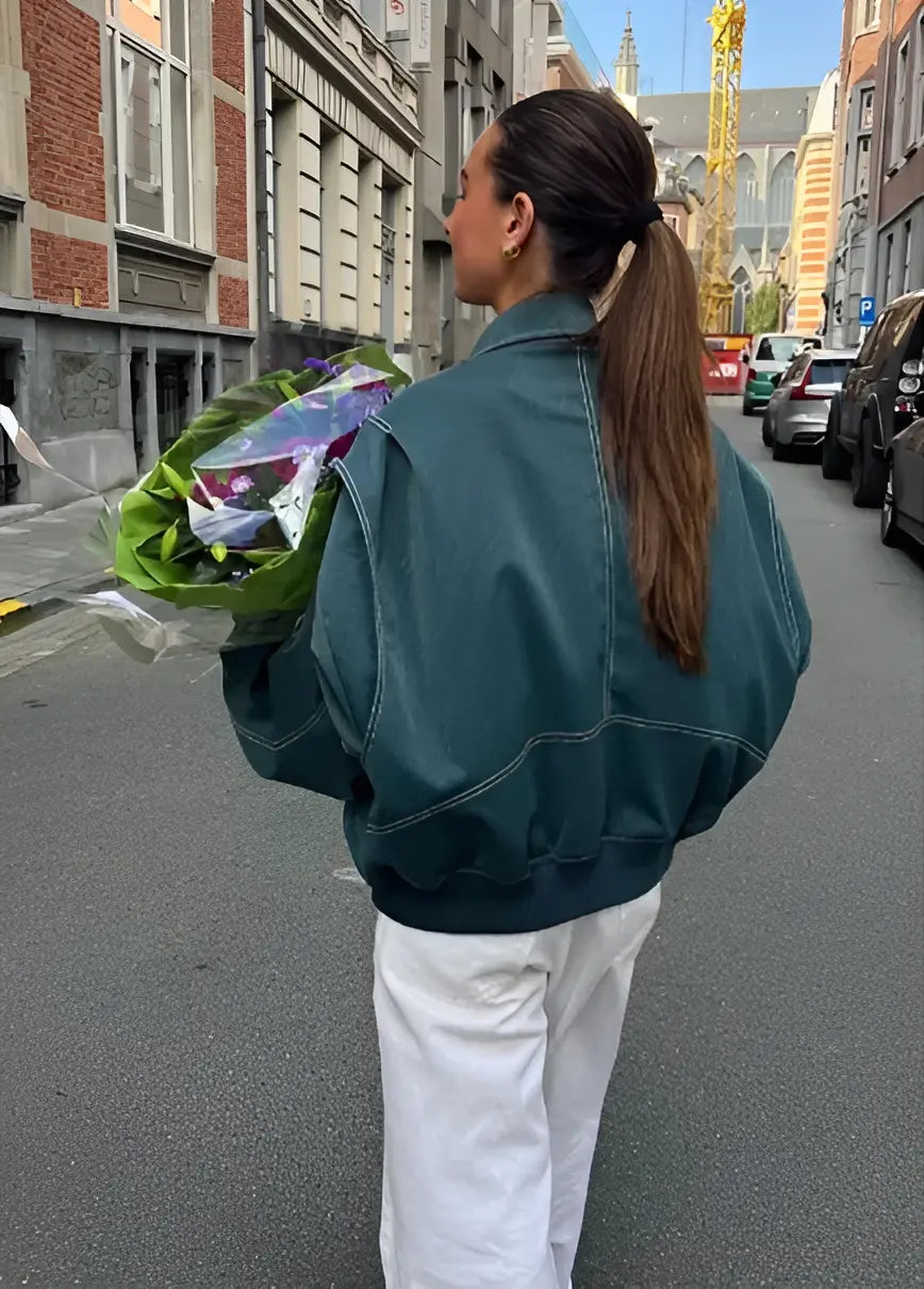 Rahat Oversized Deri Ceket