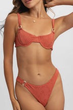 Portia Destekli Bikini Üstü / Baharat Dantel