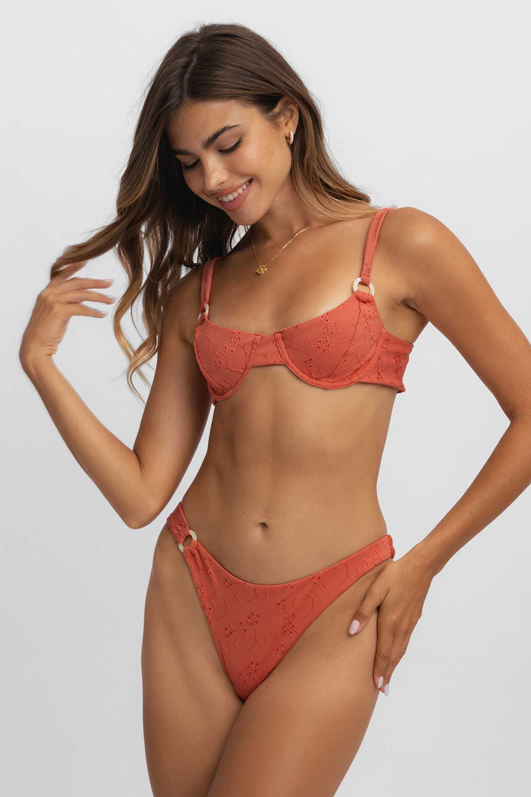 Portia Halkalı Orta Kapalı Alt / Baharat Dantel