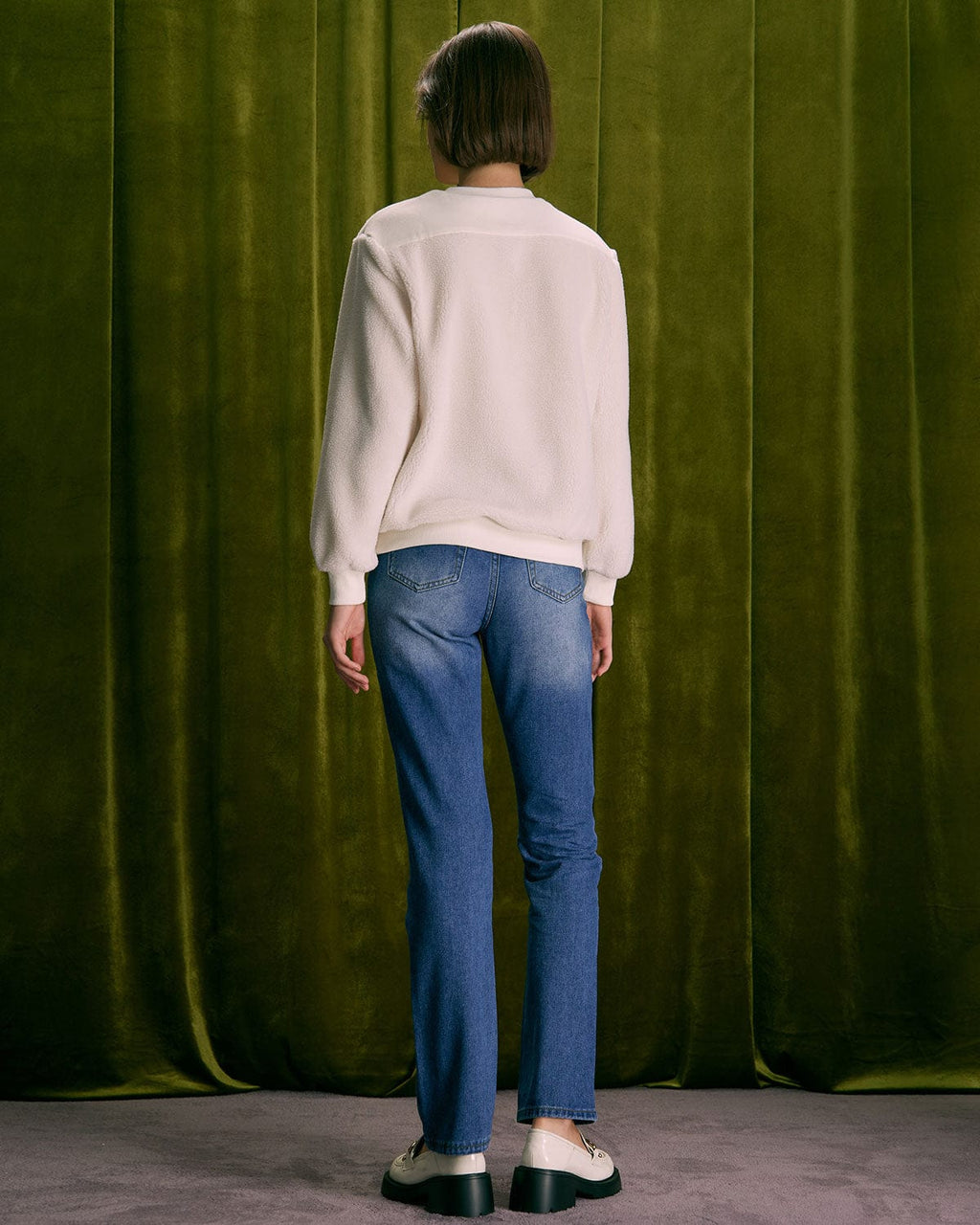 Bej Teddy Patchwork Kazak