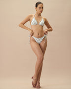 Puantiyeli Bağlamalı Bikini Altı
