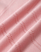 Pembe uzun kollu Mini Elbise