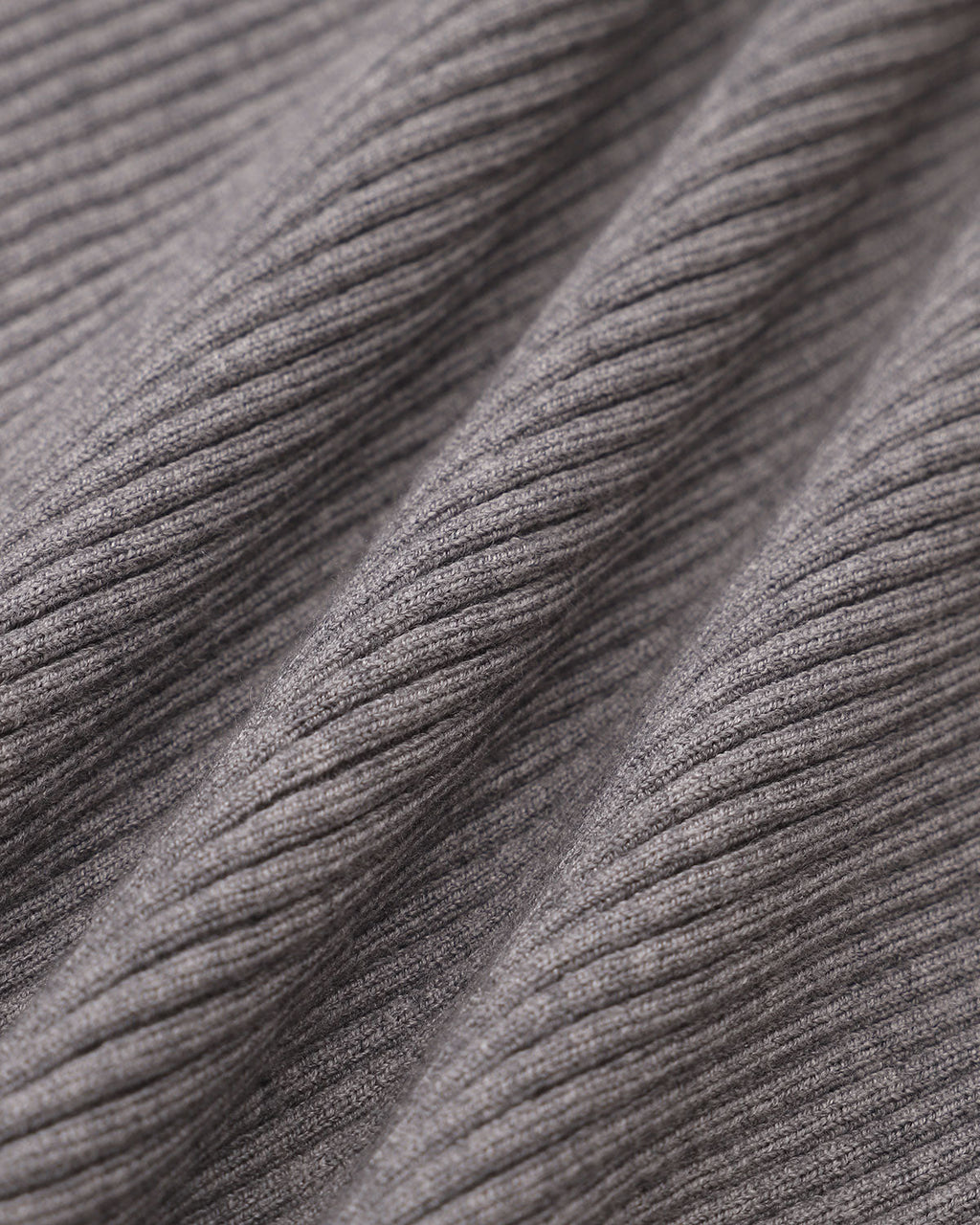 Gri Kayık Yaka Triko Mini Elbise