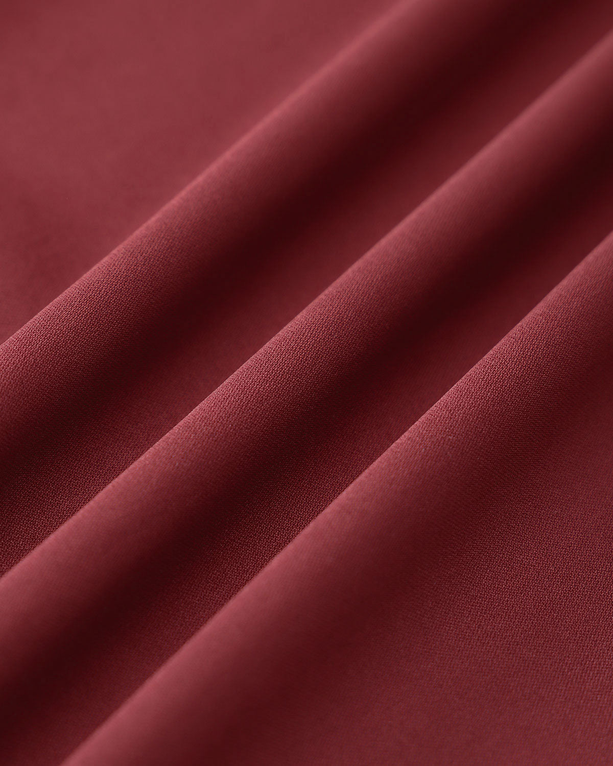 Şarap Kırmızı Saten Slip Maxi Elbise