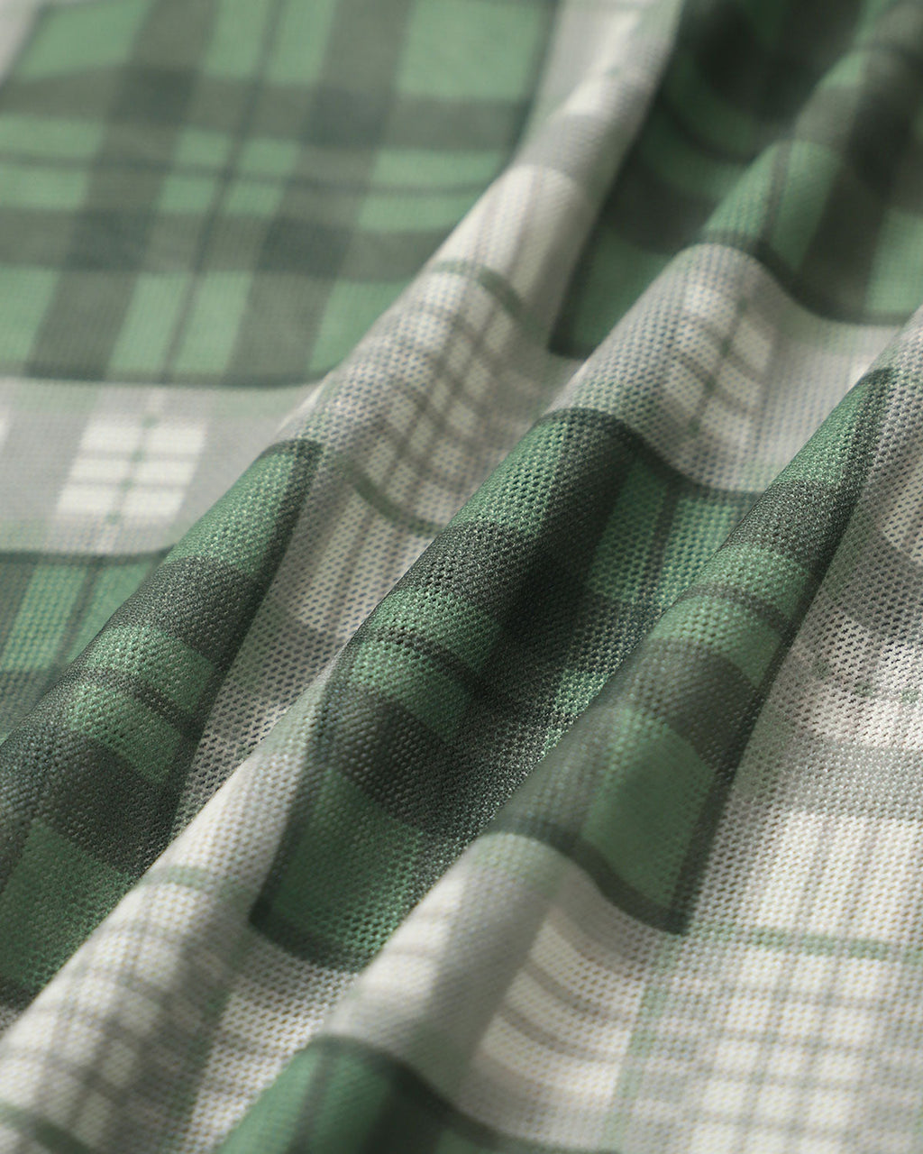 Yeşil Geometrik Slip Maxi Elbise