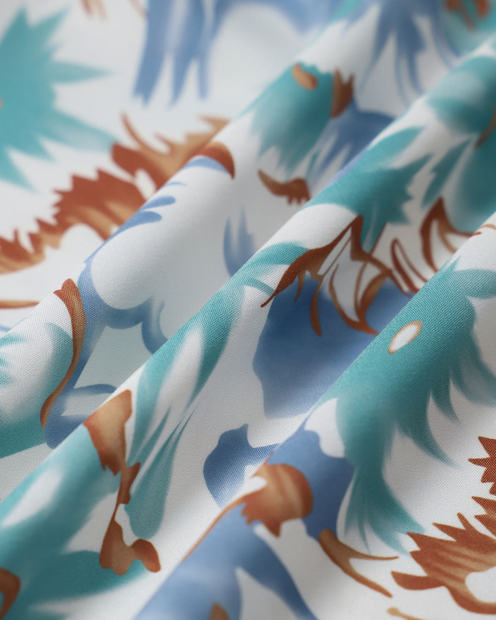 Yeşil Çiçekli Sırtı Açık Slip Yırtmaçlı Maxi Elbise