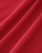 Kırmızı Kontrast Yırtmaçlı Slip Midi Elbise
