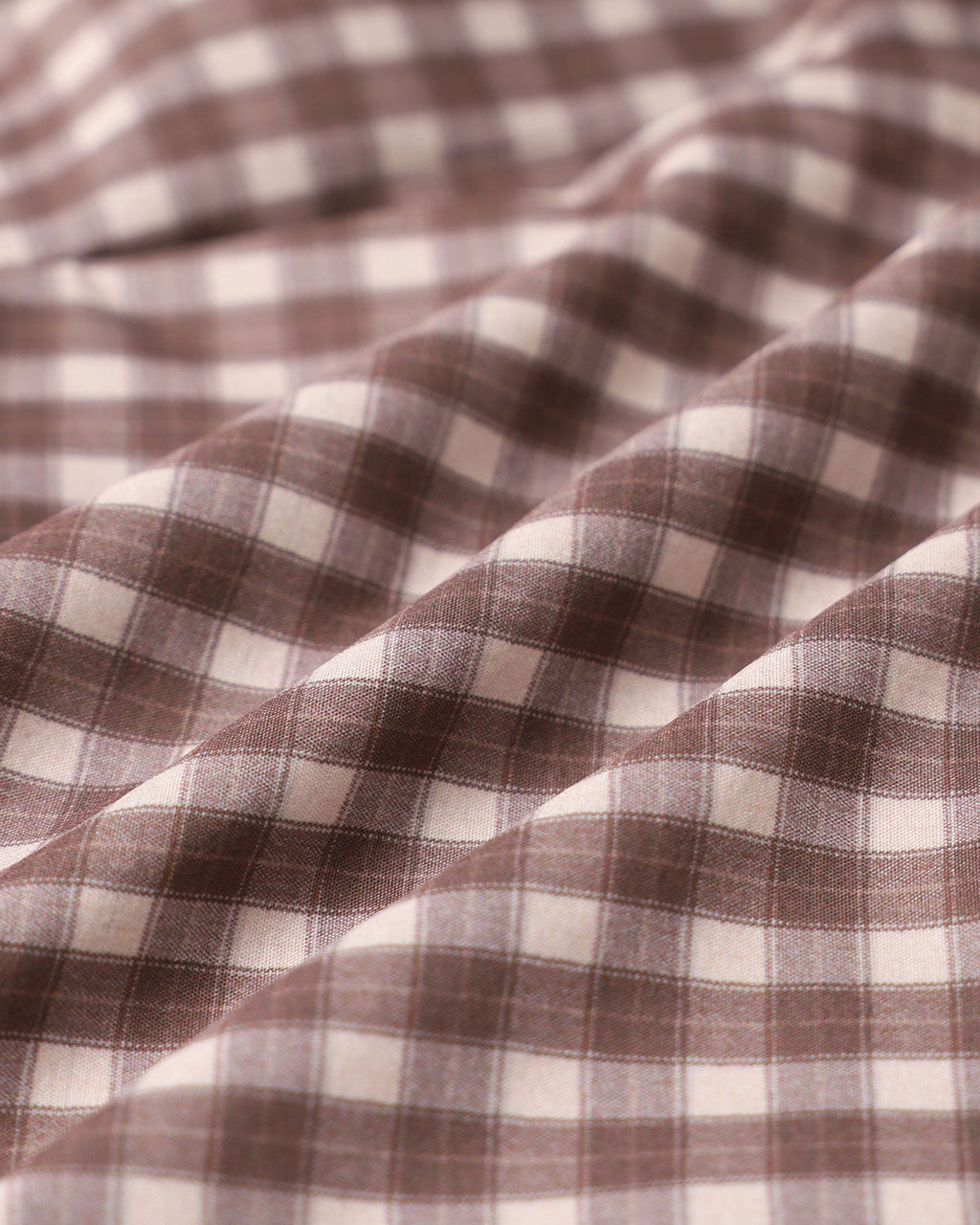 Kahverengi Ekose A Kesim Mini Etek