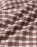 Kahverengi Ekose A Kesim Mini Etek