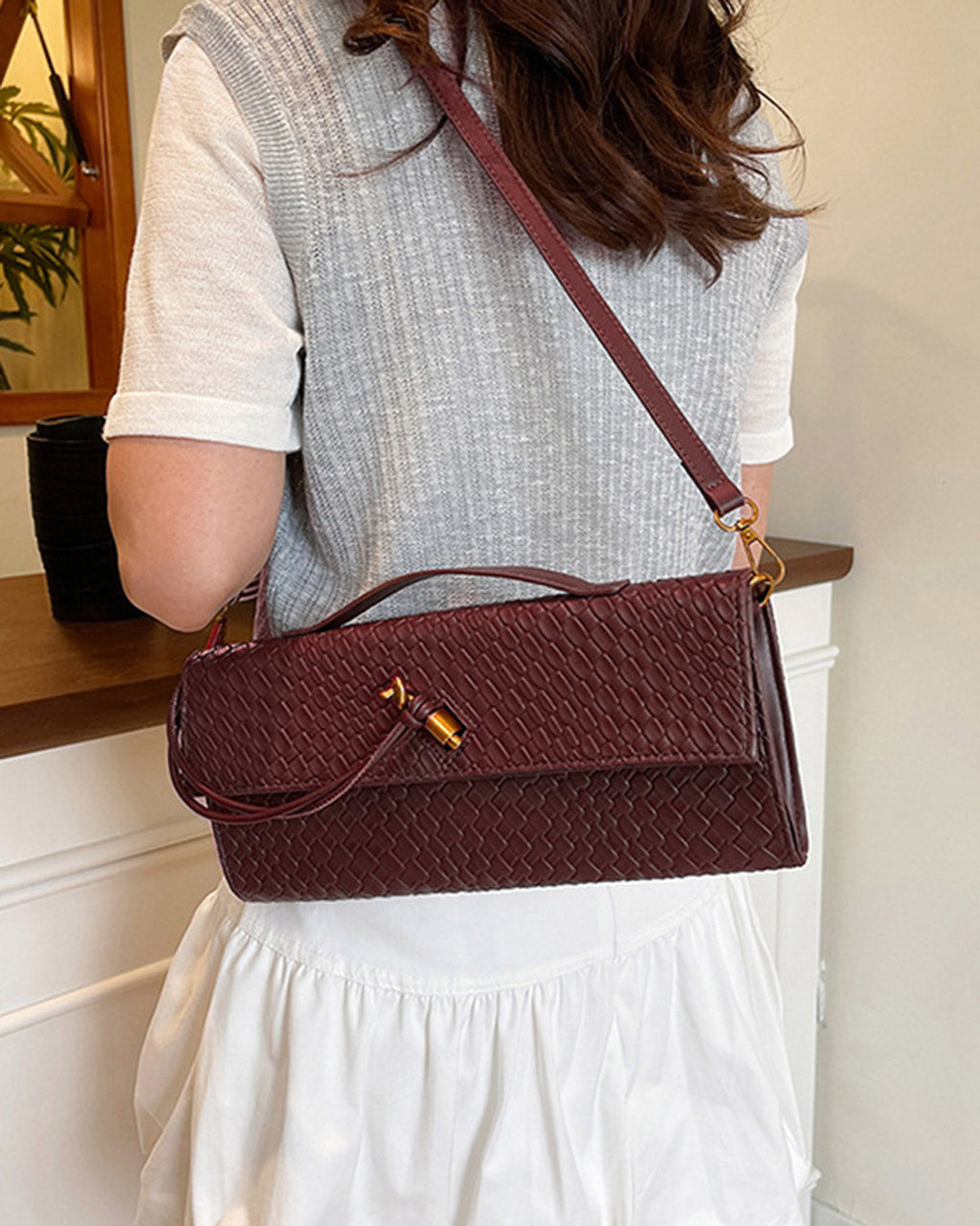 Kadın PU Deri El Çantası