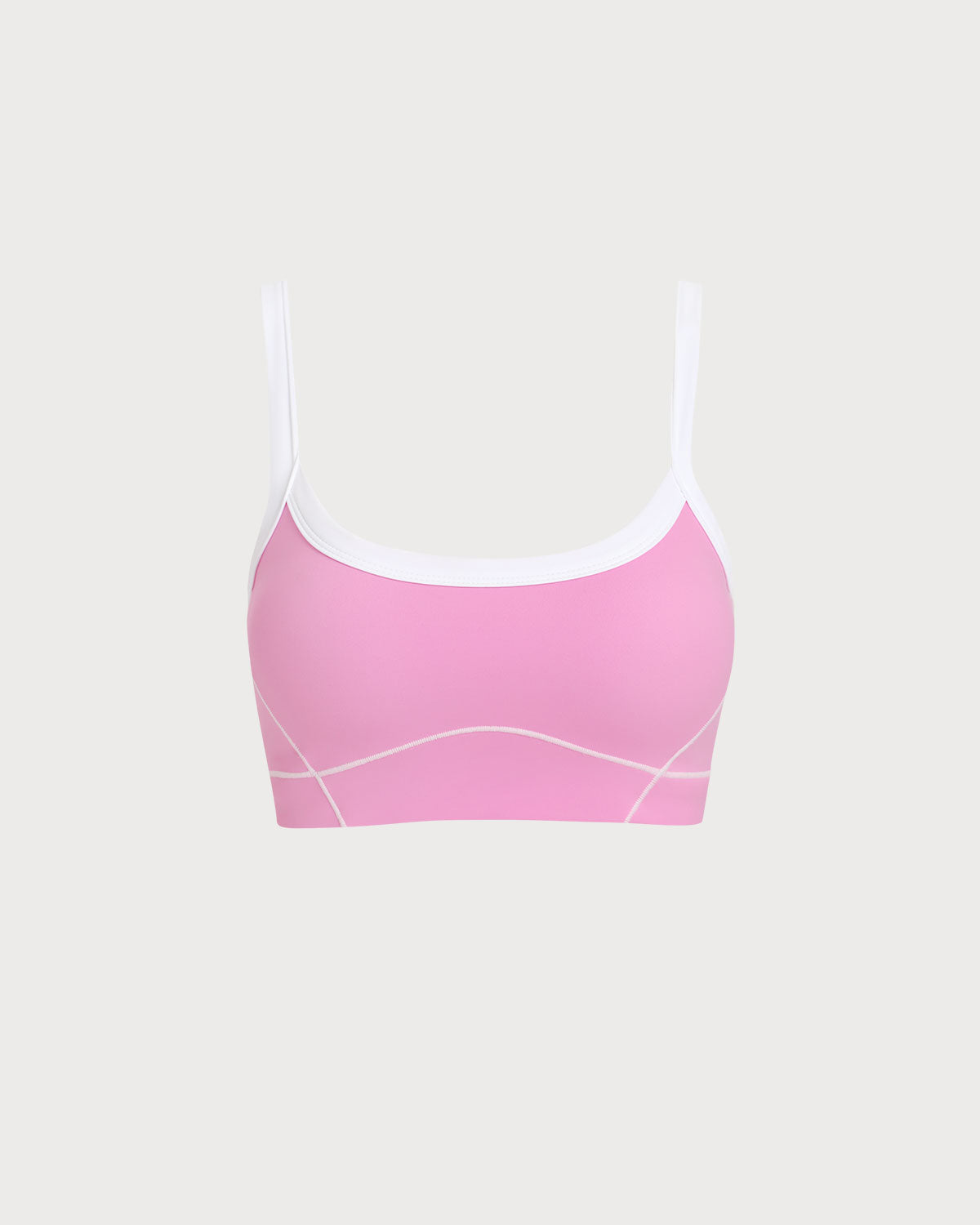 Pembe Kontrast Yoga Atleti