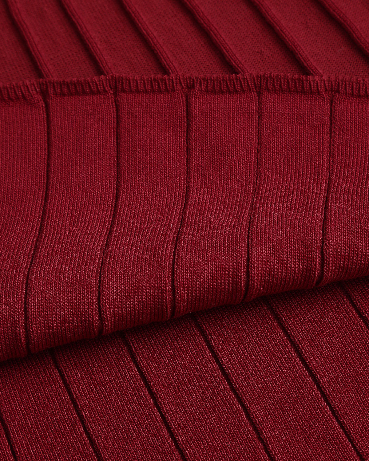 Şarap Kırmızısı A-Line Slip Kazak Elbise