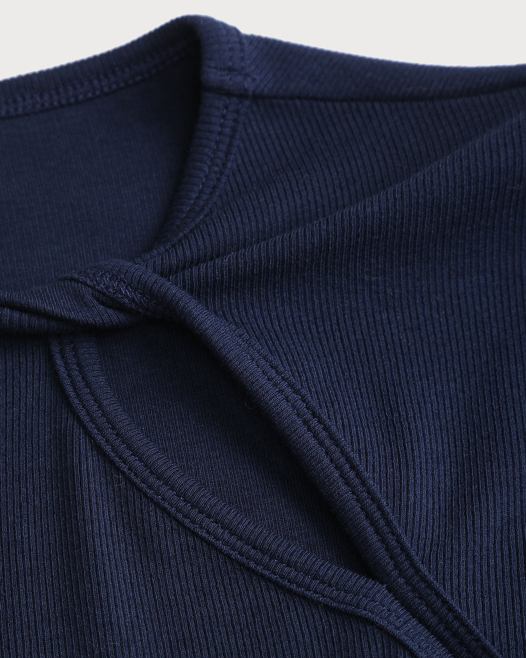 Lacivert Kesimli Dar Örgü Kazak