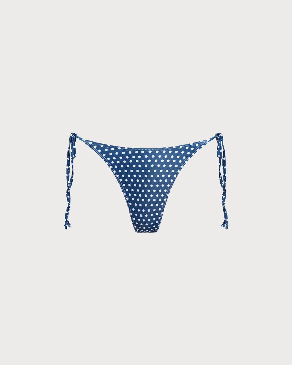 Mavi Polka Dot Balenli Bikini Takımı