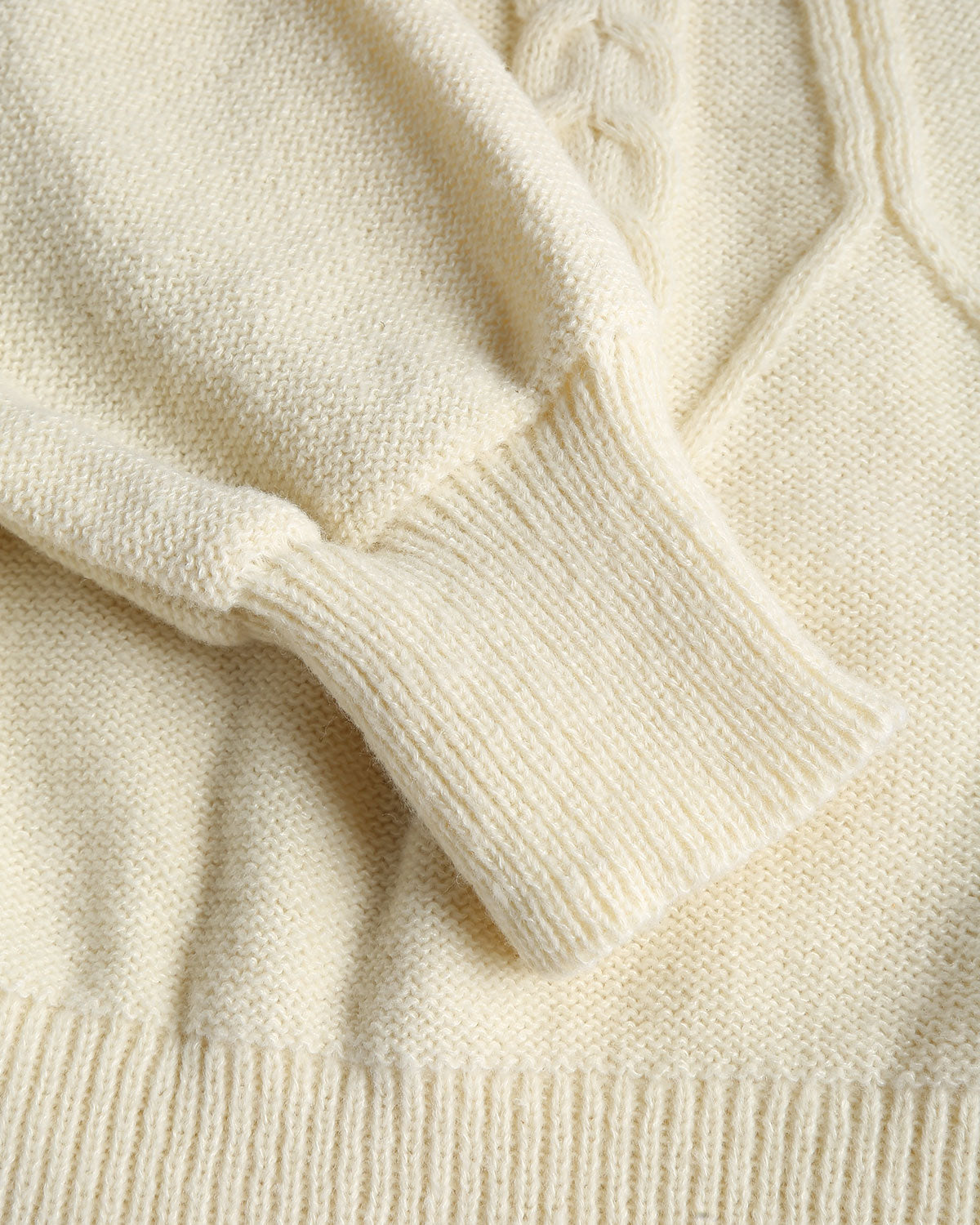 Kayısı Renkli Yuvarlak Yaka Kazak