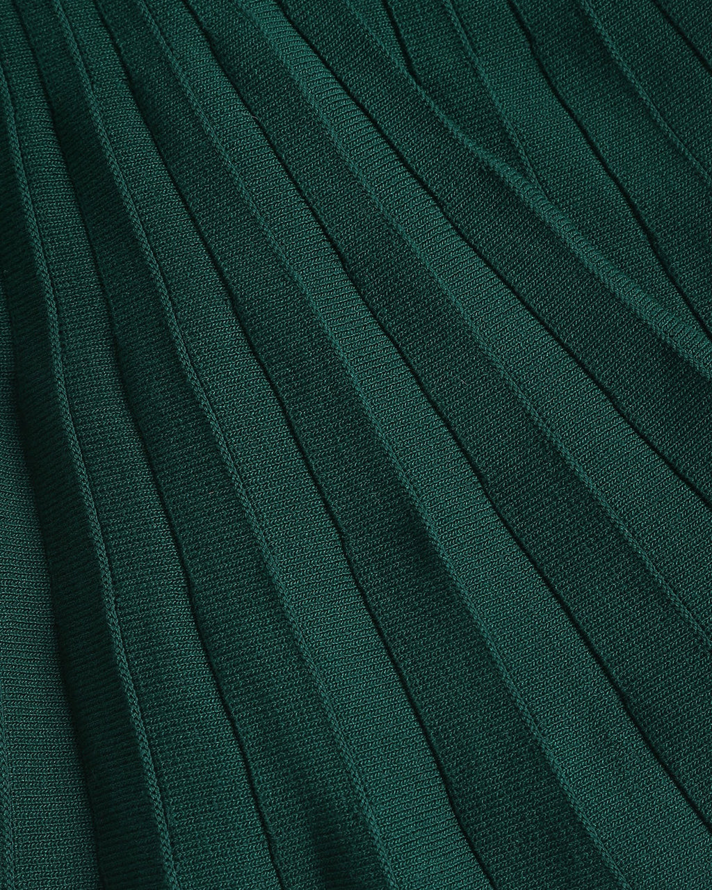 Yeşil Çan Kollu Kazak Elbise