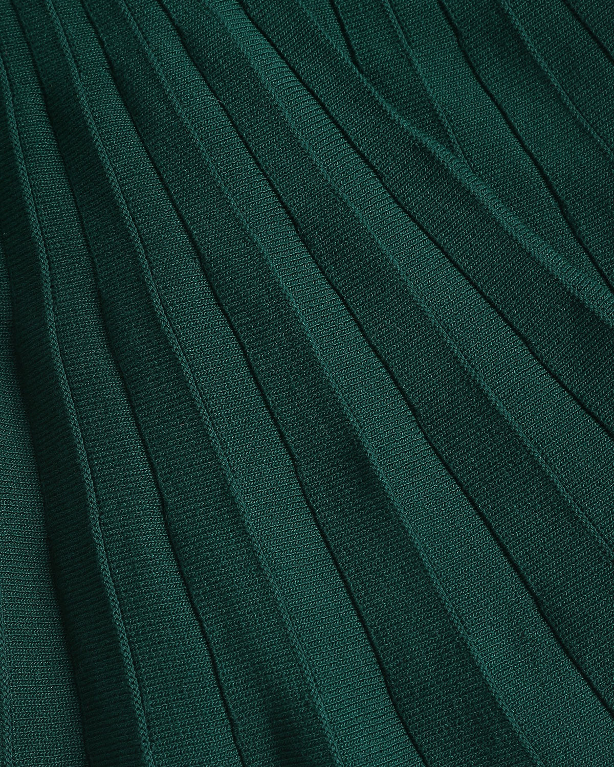 Yeşil Çan Kollu Kazak Elbise