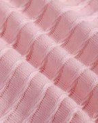 Pembe Örme Slip Triko Elbise