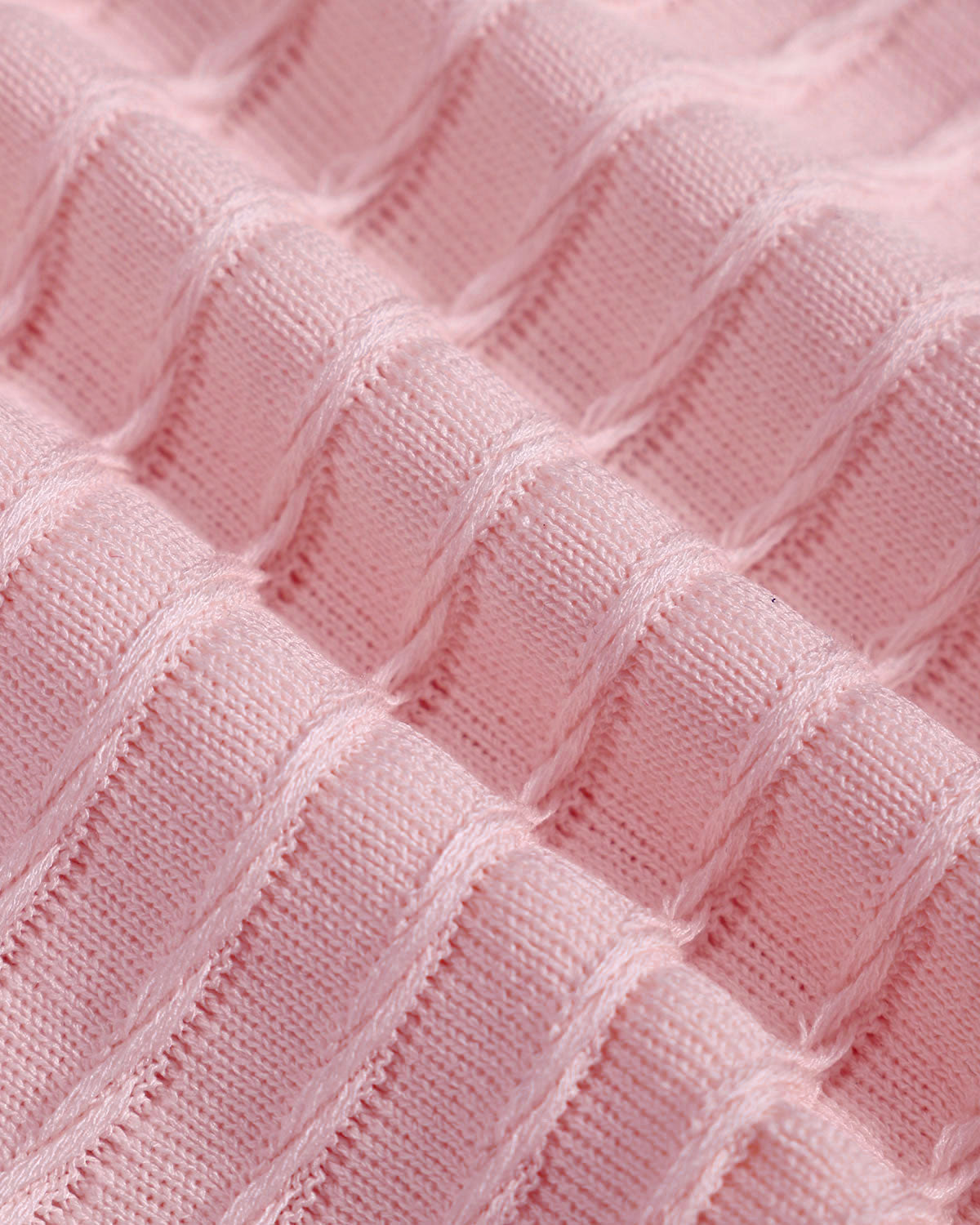 Pembe Örme Slip Triko Elbise