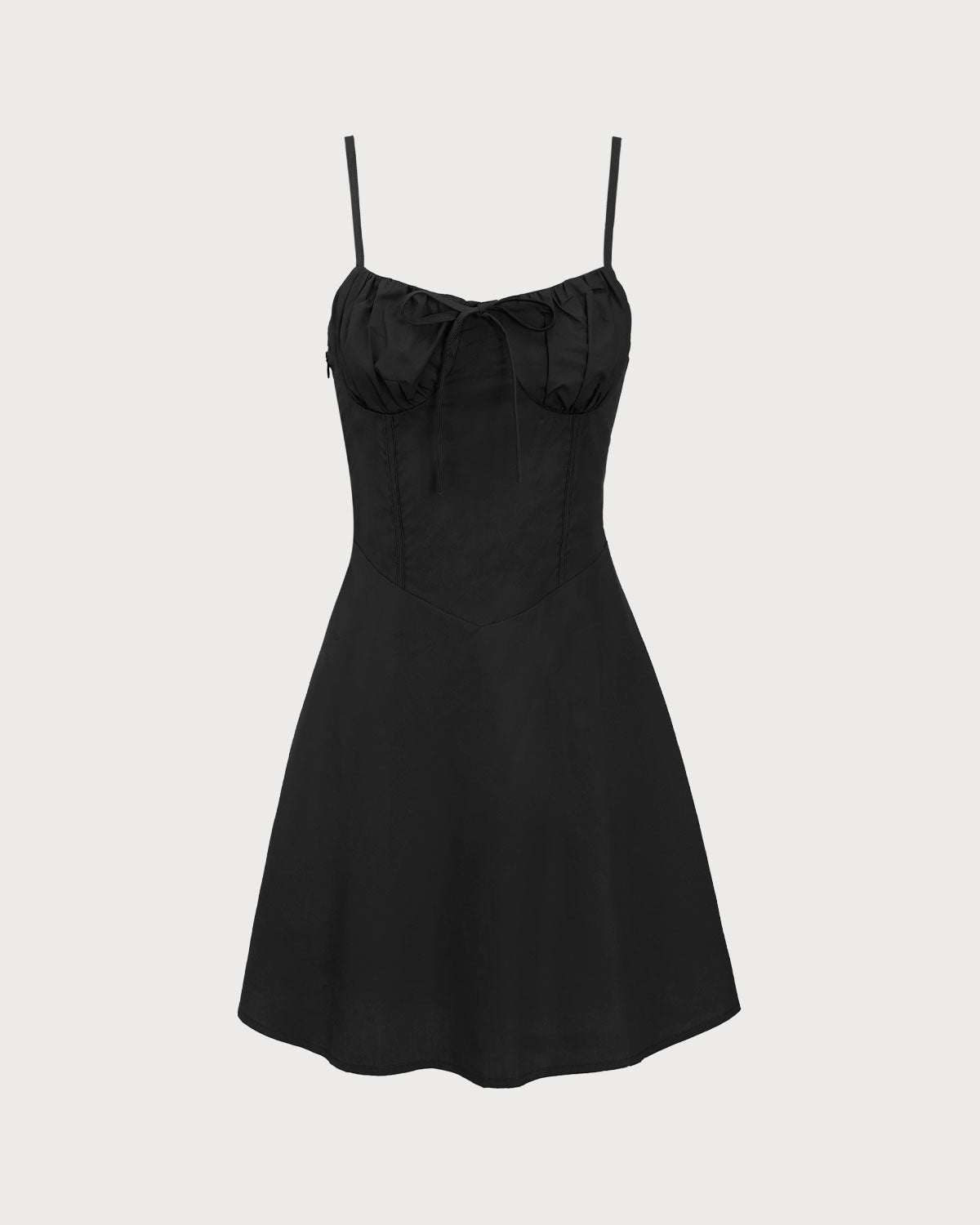 Siyah Slip Mini Elbise