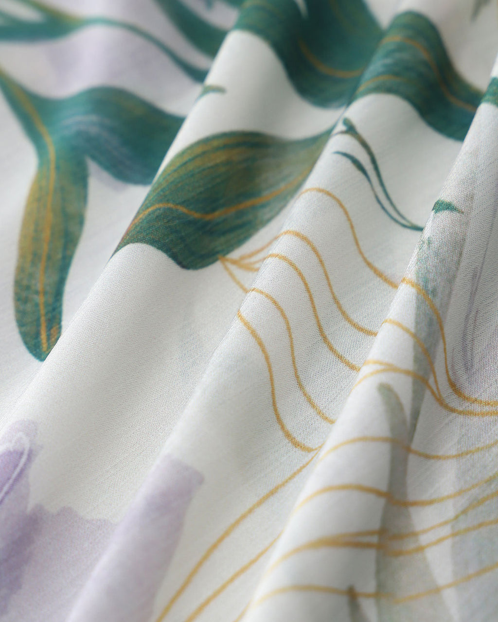 Yeşil Çiçekli Sırtı Açık Atlet