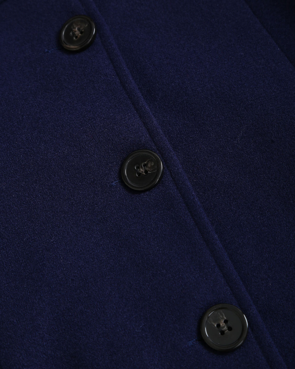 Lacivert 3/4 Uzunlukta Kollu Ceket