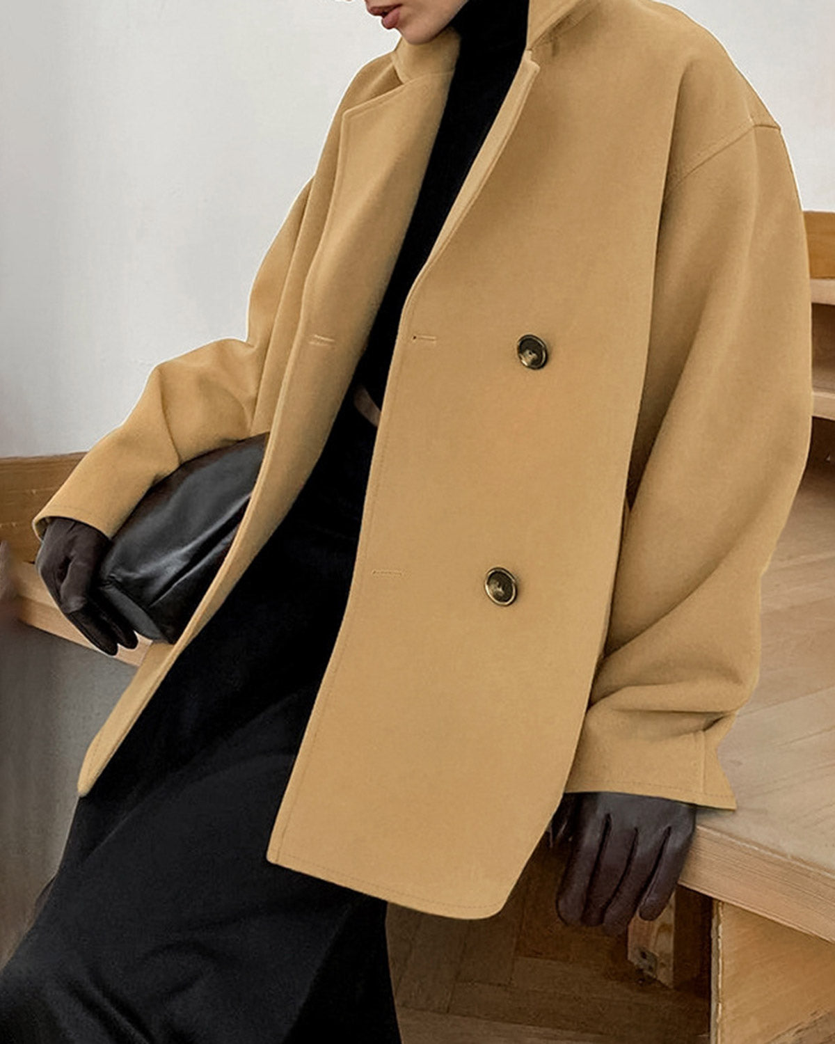 Haki Rengi Bol Trençkot